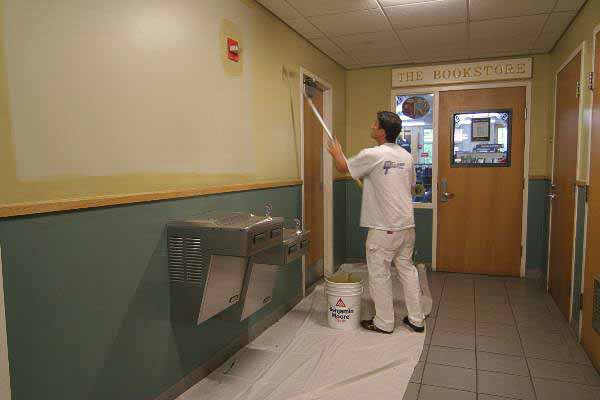 commercial hallway painting service