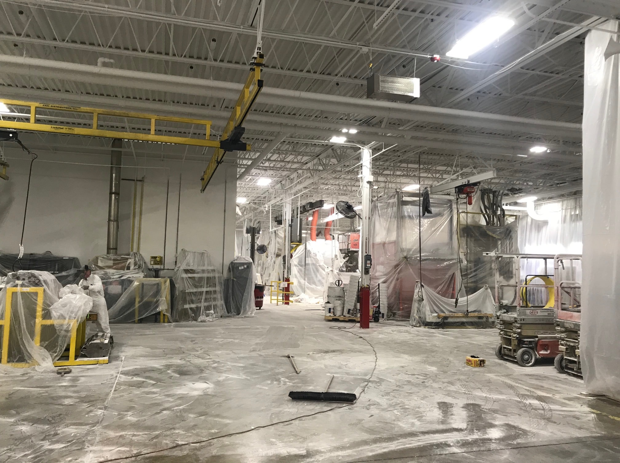 80,000 sq-ft Ceiling Deck Painting Newburyport