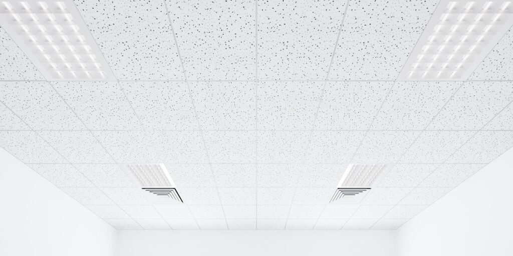 Soundproofing panels a white room new