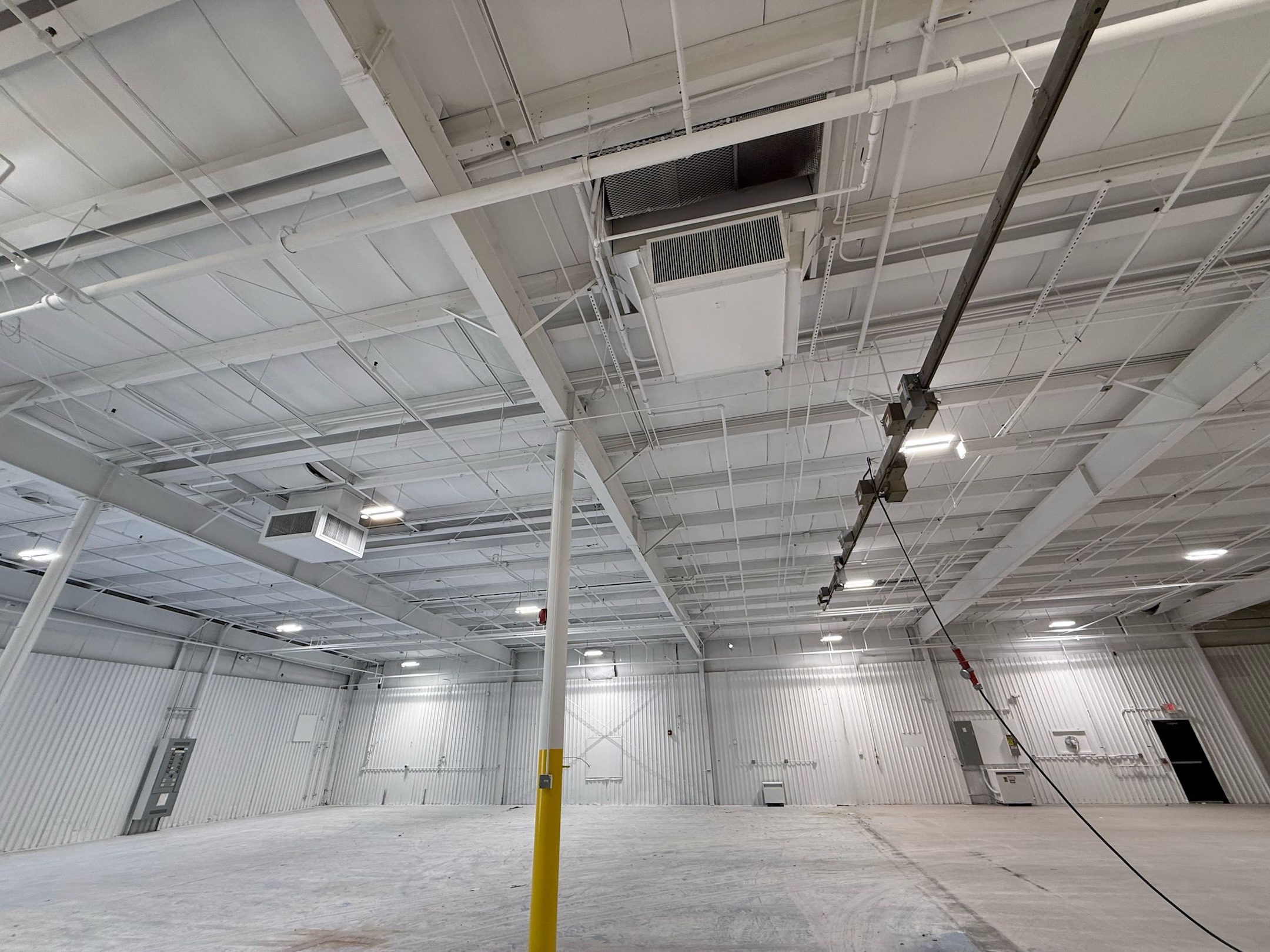 Commercial building industrially painted by mclean