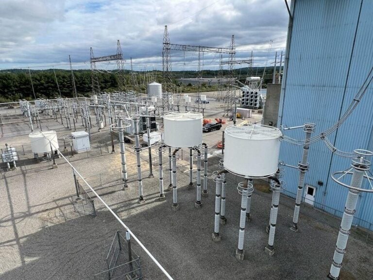 white storage tanks outdoors
