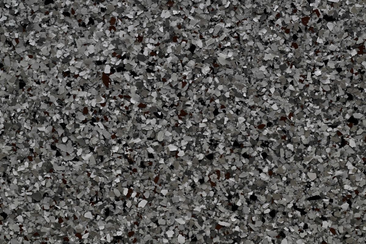 Epoxy & Polyaspartic Hybrid Epoxy Garage Floor Coating texture