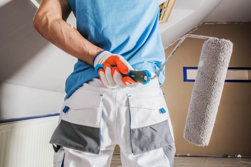 Room Painting in Progress