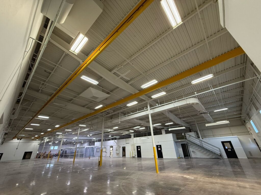 industrial flooring ideas big room inside warehouse McLean project