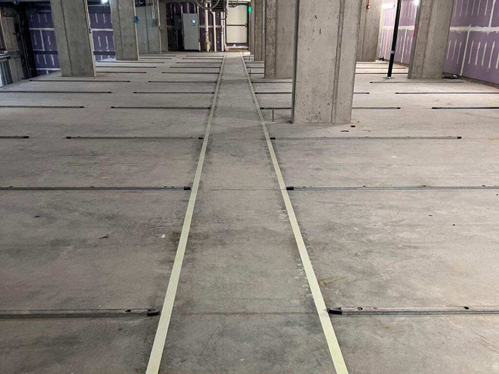 parking lot striping grey big space