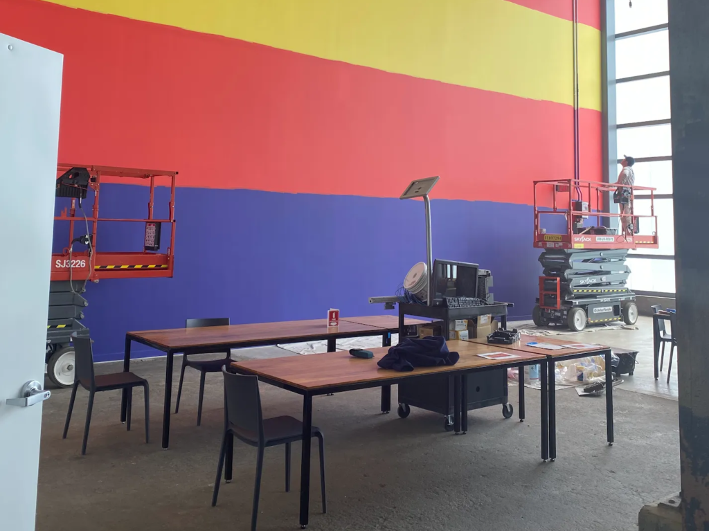 commercial painters boston interior paint multicolor