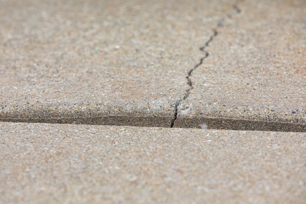 commercial expansion joint repair floor cracked